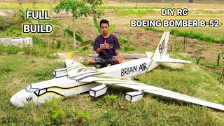 Building the Boeing bomber b52 RC airliner full build and first flight boeingkotak [upl. by Heath]