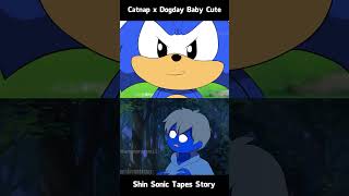 SHIN SONIC x TAILS SO BABY Cute story The Sonic Tapes Animation [upl. by Sapphera]