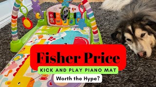 VIRAL Fisher Price Kick and Play Piano Mat  WORTH THE HYPE [upl. by Ahseim]