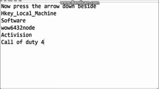 How to find your Codkey For Call of duty 4 pc [upl. by Hauge693]