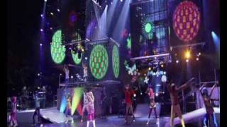 Hannah Montana\Meet Miley Cyrus  Pumpin Up the Party It live Best of Both Worlds Concert HQ HD [upl. by Burdett]