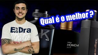 K MAX  HOMEM DOM  MALBEC BLACK  Qual é a melhor opção [upl. by Toogood]