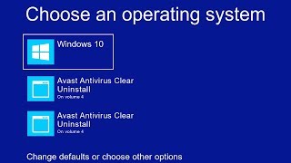 How To Remove Avast Antivirus from operating system windows 10 [upl. by Eneirda]