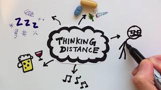 Stopping Distance Thinking Distance Braking Distance  GCSE Physics [upl. by Bellina]