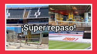 🏗💯Super repaso ¡Revestimiento en el bajo terraza  ¡Blindex  ¡Uniones  ¡Fachada  ¡Predio 🏟 [upl. by Auburn284]