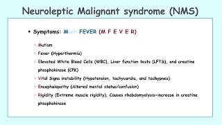 Neuroleptic Malignant Syndrome  ANCC Board Review [upl. by Adnalay901]