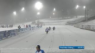 Dan Cnossen  USA  Sitting Sprint  World Para Nordic World Cup 2019  Ostersund 2019 [upl. by Lonna]