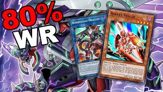 NEW 80 WIN RATE ROKKET FT BORRELOAD FURIOUS DRAGON Decklist  Guide YuGiOh Duel Links [upl. by Adia505]