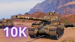 World of Tanks AMX 50 B 10K Damage 5 Kills amp AE Phase I 9 Kills amp TS54 amp T110E5 [upl. by Dnyletak892]