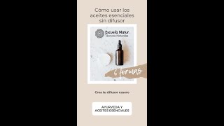 Cómo usar los aceites esenciales SIN DIFUSOR 🌱 6 métodos de difusores caseros [upl. by Osrock]