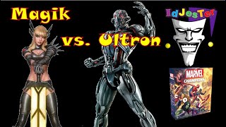 Marvel Champions Magik vs Ultron First Game SOLO [upl. by Geldens]