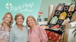 Triple Play How to Make 3 NEW House Block Quilts  Free Quilting Tutorial [upl. by Xilef]