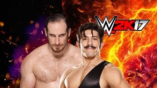 WWE 2K17  THE VAUDEVILLAINS SIGNATURES  FINISHERS [upl. by Ryhpez]