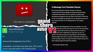 GTA 6 HACKED  The Complete Story Gameplay Leaks Removed Blackmail amp Rockstars Response [upl. by Roice333]