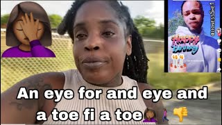 An eye for an eye I guess this is it🚶🏾‍♀️❌👋support shortvideo wickedness familylife disgusting [upl. by Nerin]