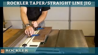 The Rockler TaperStraight Line Jig [upl. by Jefferson]