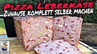 268  Pizza Leberkäse  Fleischkäse ohne Kutter komplett selber machen [upl. by Neela]