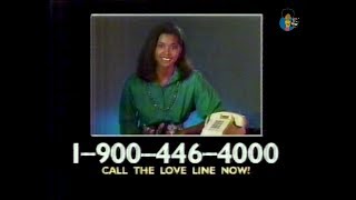 Late Show 900 Number Ads c 1990 [upl. by Ecnarrat286]