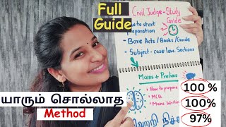 How to start preparation for Tamil Nadu Civil Judge Exam  Tips and Plan [upl. by Sineray]