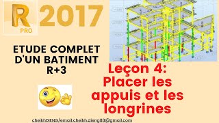 Robot Structural Analysis RSA Dimensionnement dun bâtiment R 3 Leçon 4 appuis et longrines [upl. by Dickerson147]