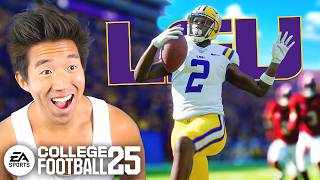 LSU Cooks In College Football 25 Sudden Death Overtime Game [upl. by Reppart509]