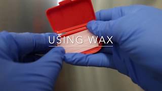 How to put wax on brackets [upl. by Eciral811]