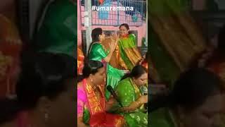 chittu chittula bathukamma umaramana Chittu Chittula bommaBathukamma song Dance chestuna Bhaktulu [upl. by Etteragram]