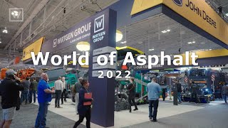 Wirtgen Group at World of Asphalt 2022 in Nashville Tennessee USA [upl. by Kurtz]