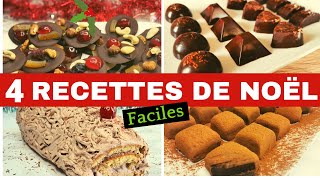 4 Recettes Rapide de Noël  Réveillon Faciles à réaliser🎅🎄 [upl. by Eremahs299]