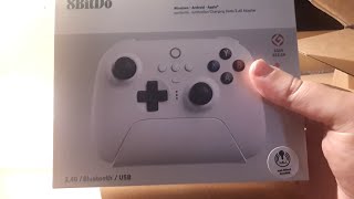 8BitDo Ultimate 24G Wireless Controller Hall Effect Unboxing Ultimate Software Firmware Updater [upl. by Harutak]