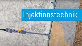 Risse abdichten Hohlräume füllen  InjektionstechnologieBauteilInjektion [upl. by Nnel393]