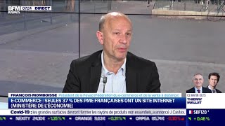 François Momboisse Fevad  La Fevad va accompagner les PME françaises à se digitaliser [upl. by Atinob]