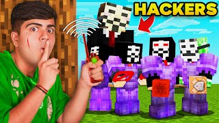 I SNUCK Into a HACKERS ONLY Server in Minecraft [upl. by Myles]