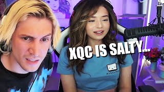 Pokimane Is MAD at xQcs Cookie Review [upl. by Nylynnej636]