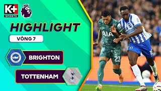 BRIGHTON  TOTTENHAM  CUỘC LỘI NGƯỢC DÒNG CẢM XÚC VỠ ÒA TRÊN SÂN AMEX  NGOẠI HẠNG ANH 2425 [upl. by Herates]