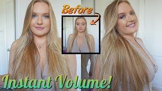 Get Volume Instantly for Thin Hair Amazing Beauty Hair Extensions For Thin Fine Hair [upl. by Tugman]