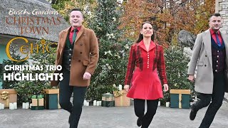 Busch Gardens Williamsburg Christmas Town 2024 CELTIC CHRISTMAS TRIO Highlights IRISH DANCING [upl. by Okiram]