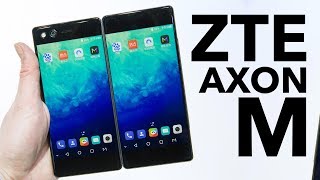 ZTE Axon M im Test das Smartphone mit zwei Displays im Handson  deutsch [upl. by Norahs]