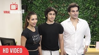 Malaika Arora Khan With EX Husband Arbaaz Khan And Son Arhaan Khan [upl. by Strepphon]