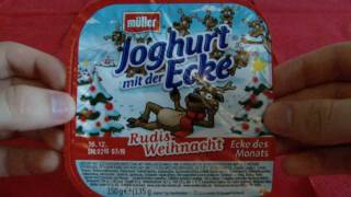 Müller Joghurt mit der Ecke Rudis Weihnacht [upl. by Gintz]