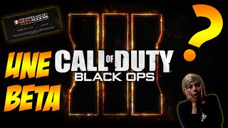 INFO CALL OF DUTY  BLACK OPS III  La Beta  FR [upl. by Akinit]