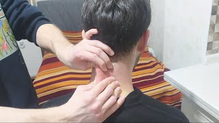 ASMR RELAXING NECK MASSAGE [upl. by Bryan130]