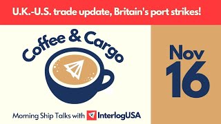 Coffee amp Cargo  Live Webinar from November 16 ft Guest Speaker Eori UK Limited [upl. by Cappella112]