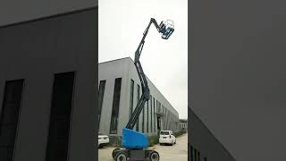 Boom lift testing before shipping to Malaysia boomlift AWP [upl. by Airrat]