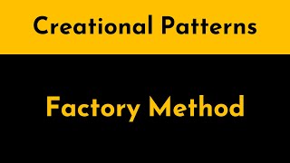 The Factory Method Pattern Explained and Implemented in Java  Creational Design Patterns  Geekific [upl. by Molini]