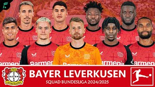 BAYER 04 LEVERKUSEN 🔴⚫ MEN SQUAD TEAMS  Bundesliga Season 20242025 with Update Transfer [upl. by Penney]