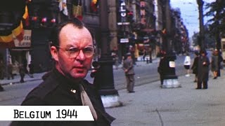 Belgium 1944 in color and HD [upl. by Nogaem]