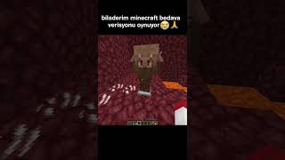 Biladerim Minecraft Bedava Verisyonu Oynuyor😭💀 minecraft [upl. by Euqinmod]