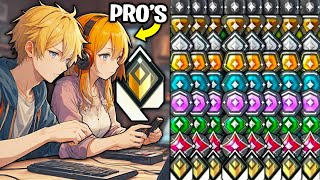 Radiant Pro Couple vs 5 of Every Rank  BEST DUO YET [upl. by Anolla]