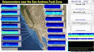 LIVE  Seismometers near SAFZ [upl. by Ajax]